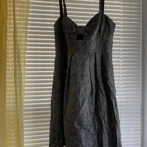 Trina Turk linen keyhole dress
